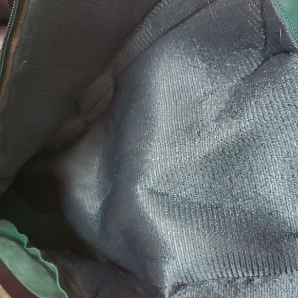 Like new! Vintage green genuine seude riding zip up boots - Picture 8 of 11